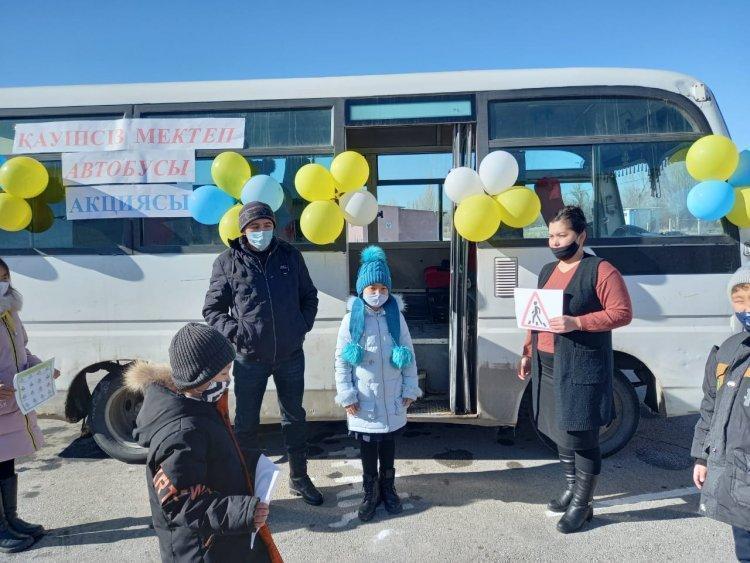 Республикалық "Қауіпсіз мектеп автобусы" акциясы аясында атқарылған іс-шара